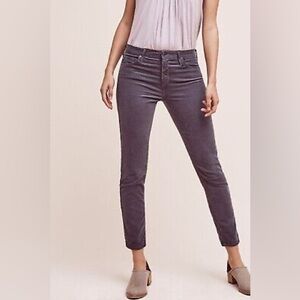 AG Adriano Goldschmied distressed black The Stevie Slim Straight Ankle Jean